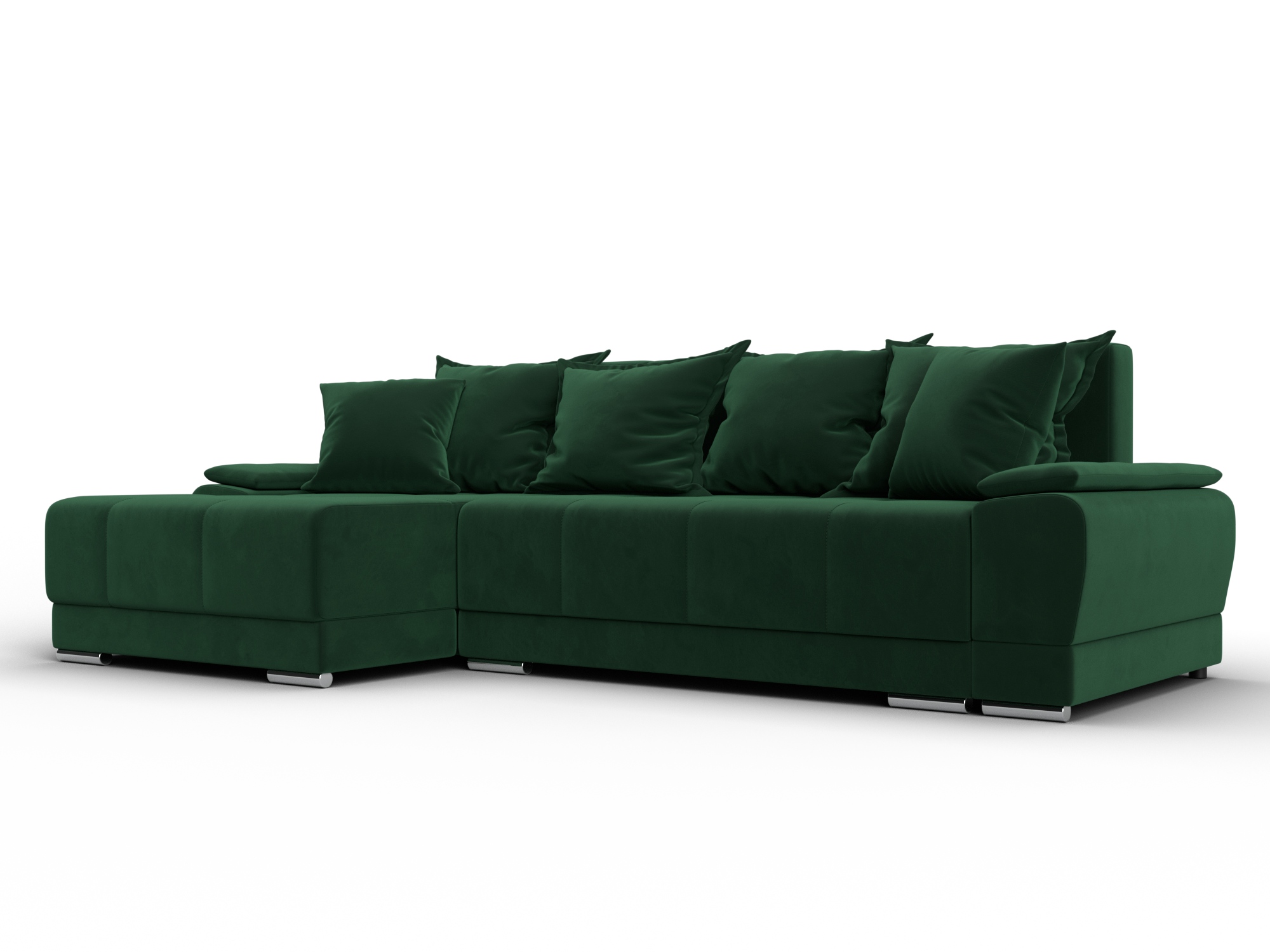 Диван угловой Лига-119 угол ձախ, SEVEN 626 կանաչ, ՀՏ. 137091L- изображение товара № 1