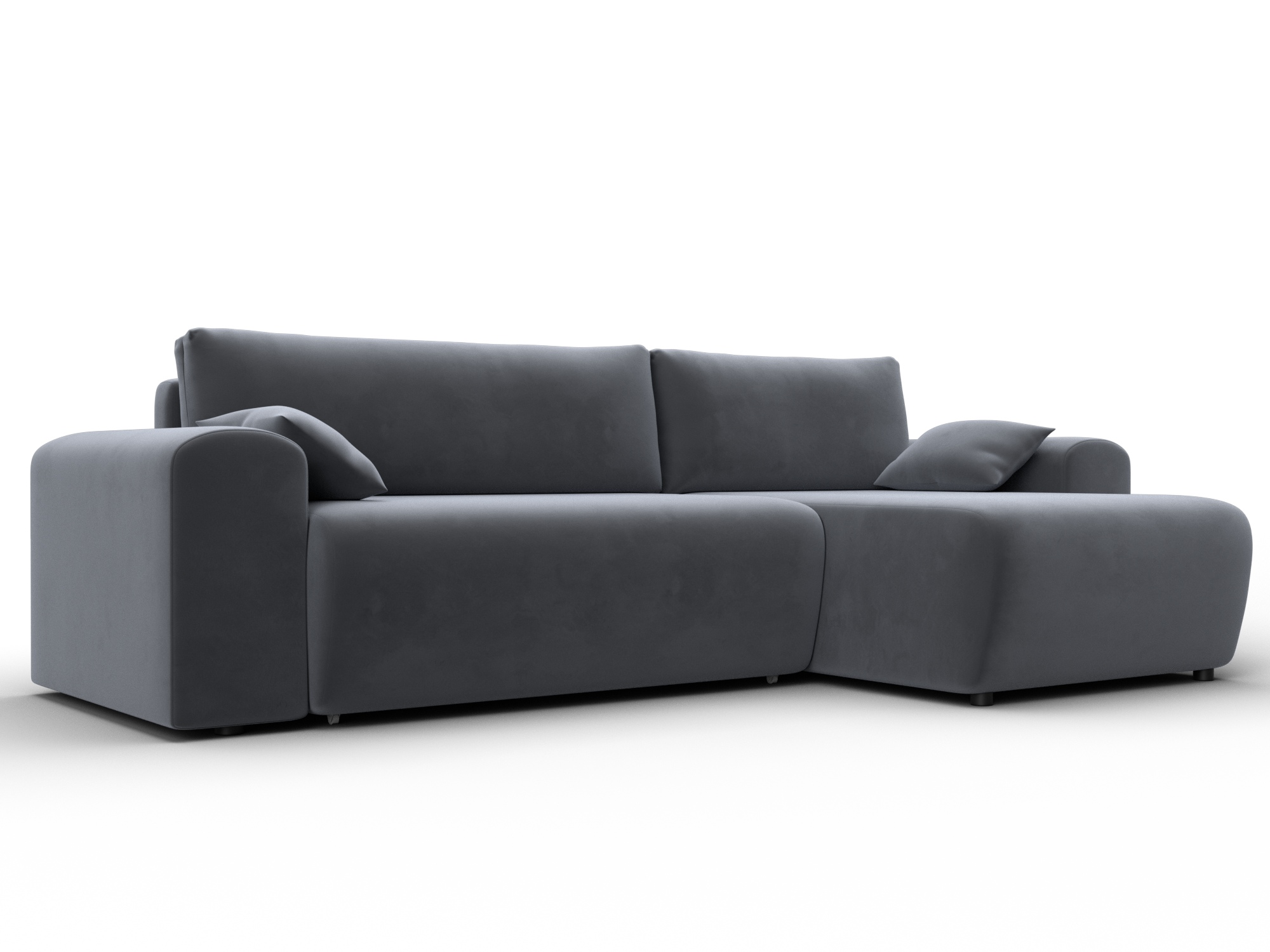 Диван угловой Лига-099 угол универсальный, SEVEN 17 մոխրագույն, ՀՏ. 134131 - Վելյուր - изображение товара № 1 Диван угловой Лига-099 угол универсальный, SEVEN 17 մոխրագույն, ՀՏ. 134131- изображение товара № 1