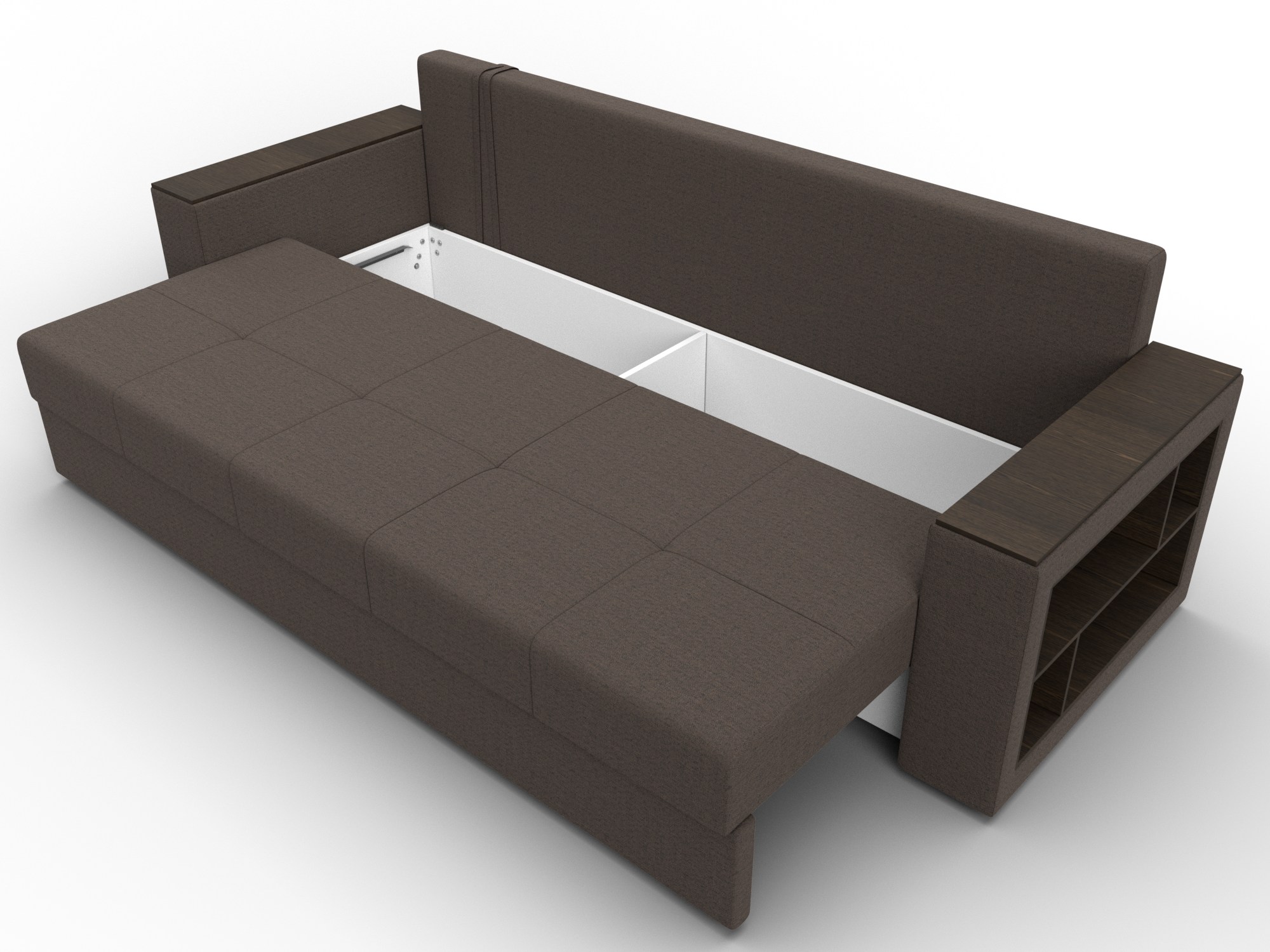 Диван прямой Дубай Лайт, Амур 05 շագանակագույն, ՀՏ. 132281- изображение товара №7