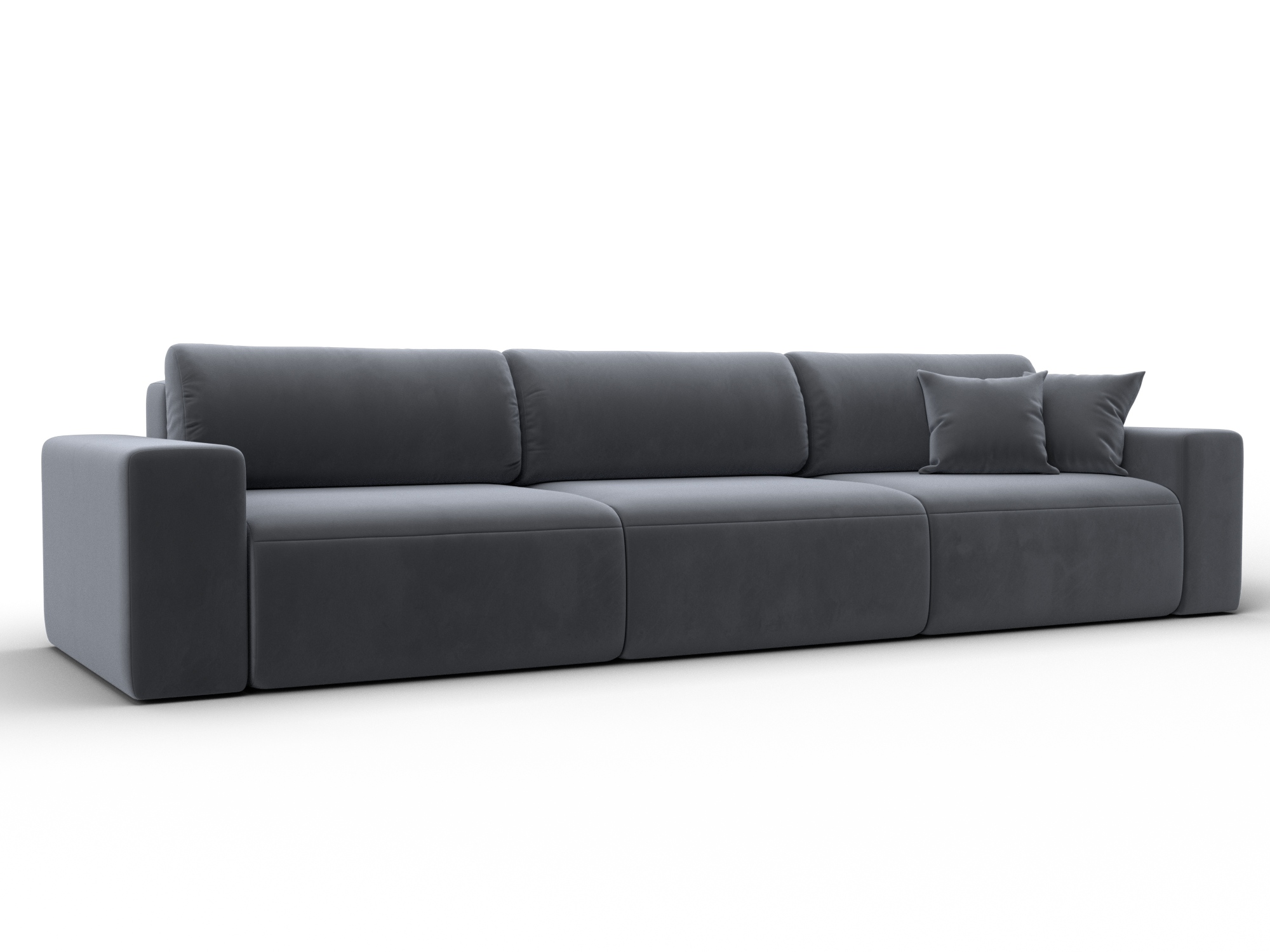 Диван прямой Лига-036 НПБ Классик Лонг, SEVEN 17 մոխրագույն, ՀՏ. 121327- изображение товара № 1