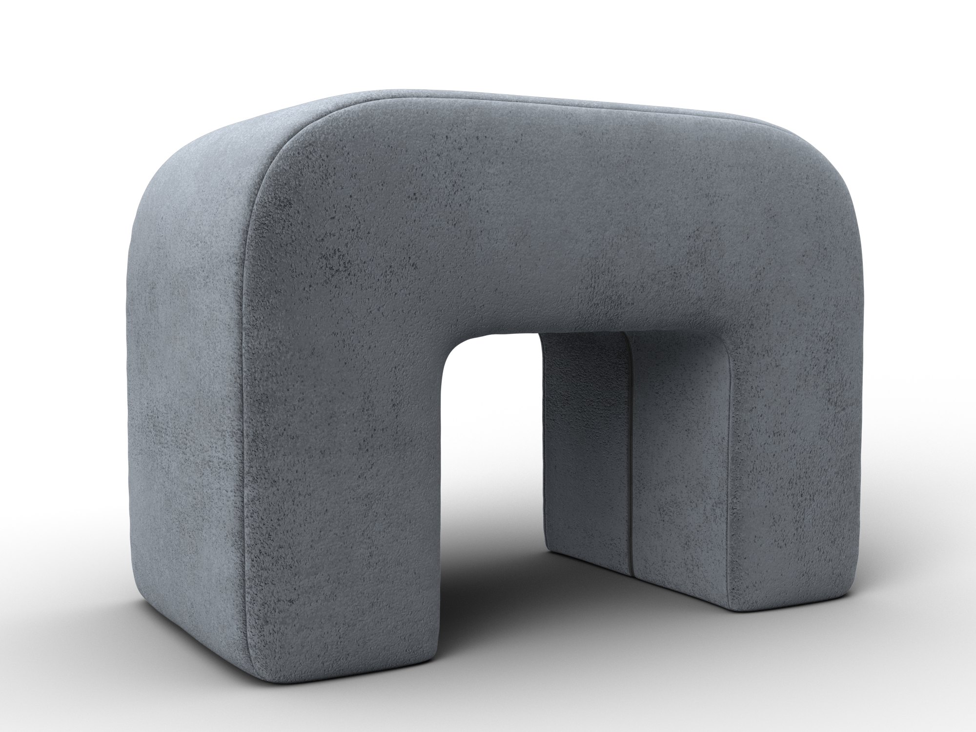 Пуф 008, TOWER 10 մոխրագույն, ՀՏ. 132385 - Վելյուր - изображение товара № 1 Пуф 008, TOWER 10 մոխրագույն, ՀՏ. 132385- изображение товара № 1