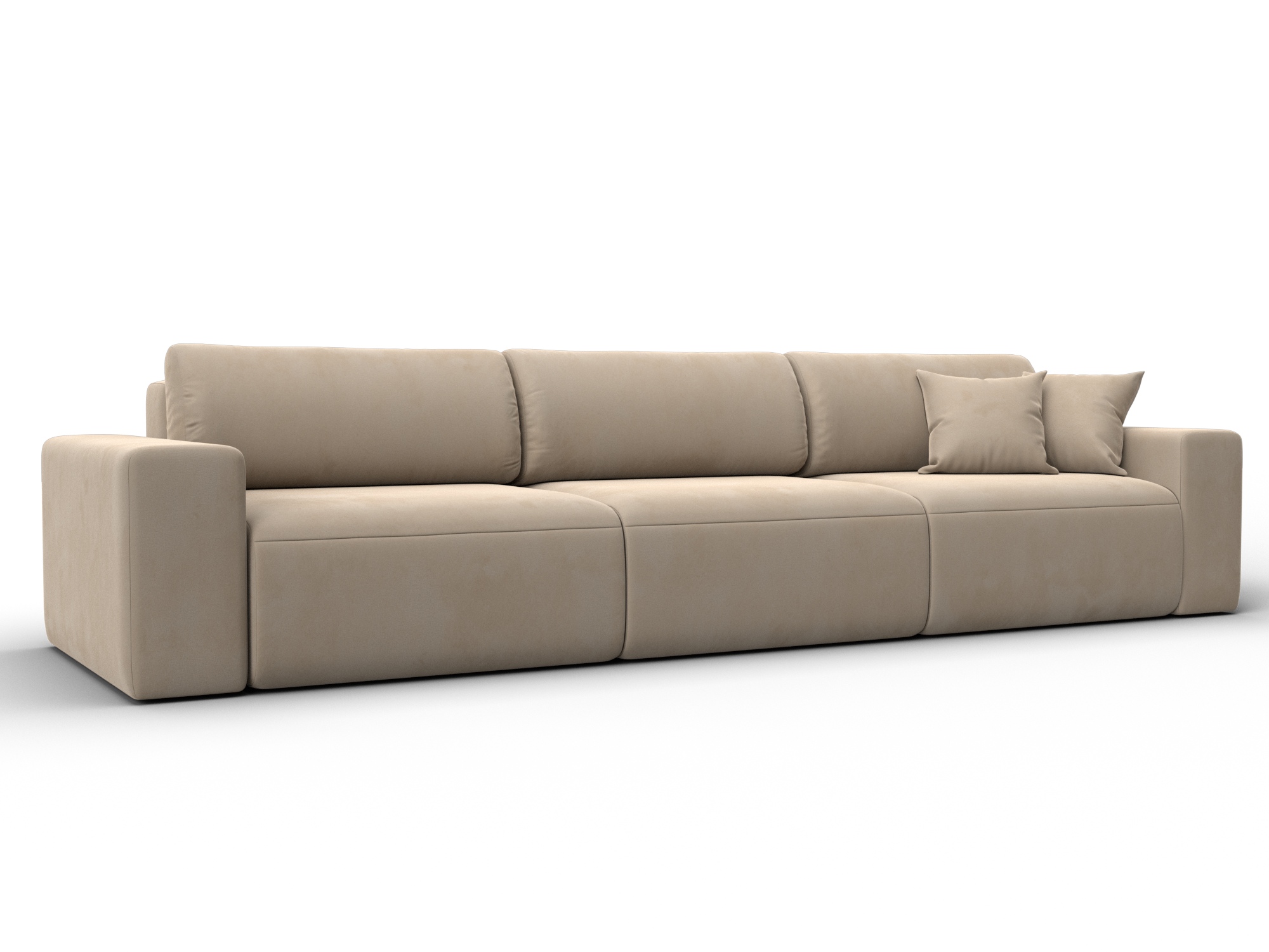 Диван прямой Лига-036 НПБ Классик Лонг, SEVEN 729 բեժ, ՀՏ. 121322- изображение товара № 1