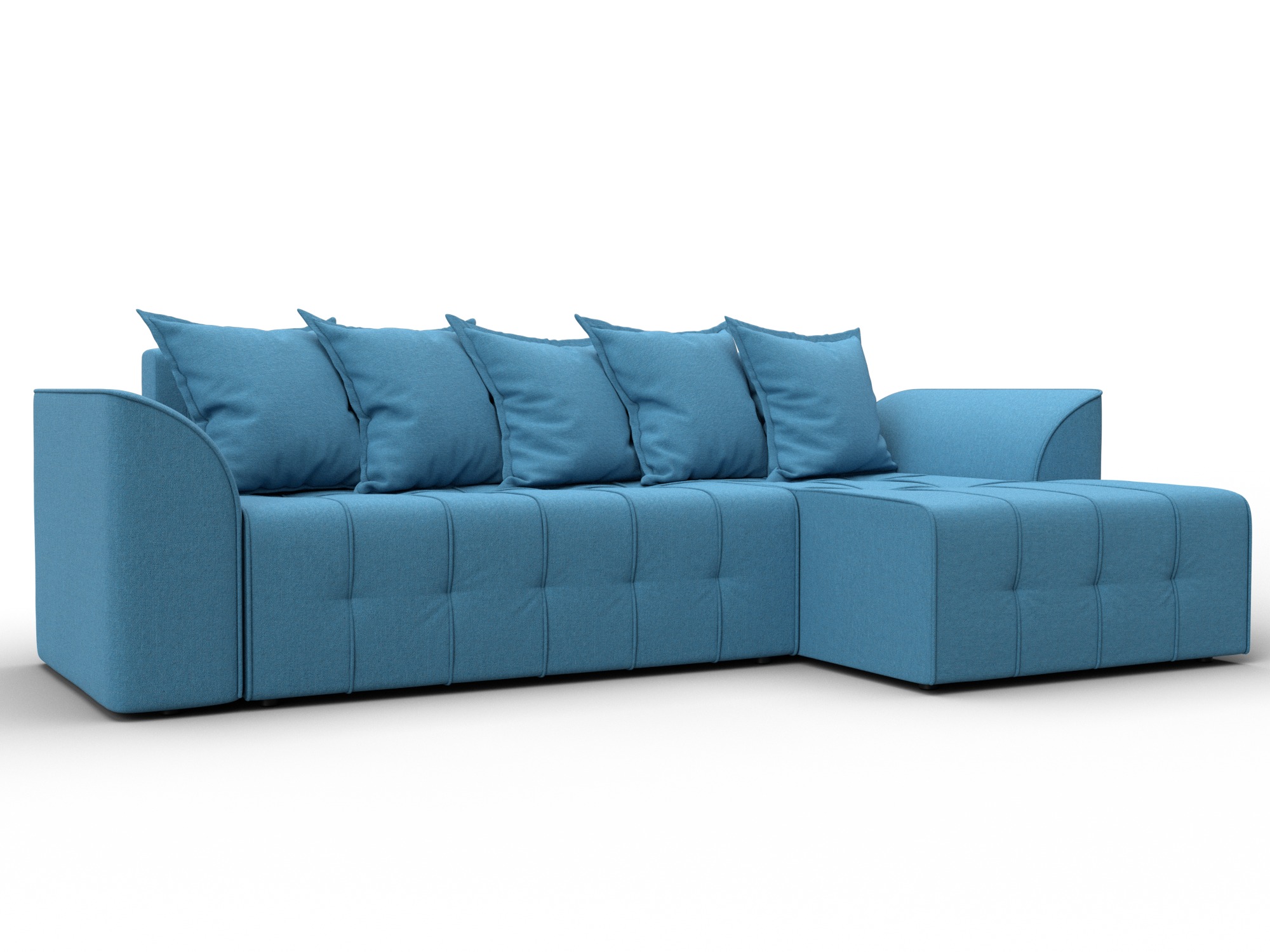 Диван угловой Лига-113 угол правый, Амур 10 կապույտ, ՀՏ. 136705 - Ռոգոճկա - изображение товара № 1 Диван угловой Лига-113 угол правый, Амур 10 կապույտ, ՀՏ. 136705- изображение товара № 1