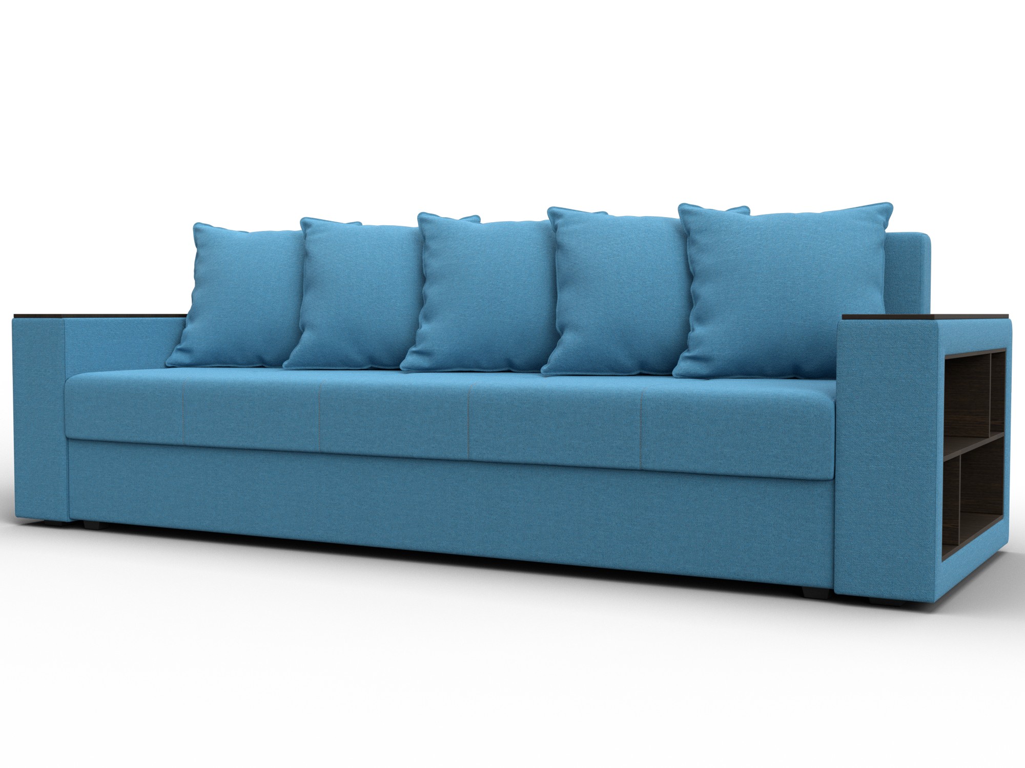 Диван прямой Дубай Лайт, Амур 10 կապույտ, ՀՏ. 132283- изображение товара № 1