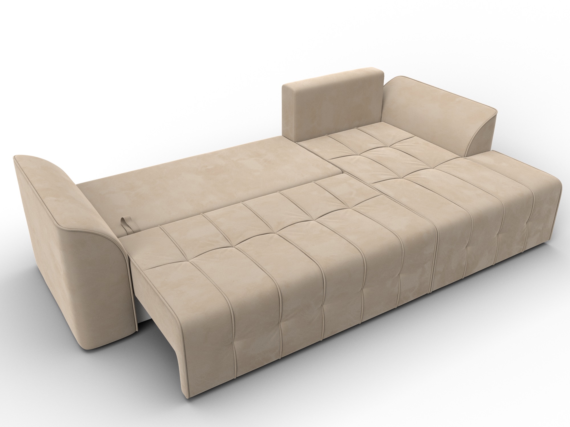 Диван угловой Лига-113 угол правый, SEVEN 729 բեժ, ՀՏ. 136721- изображение товара №8