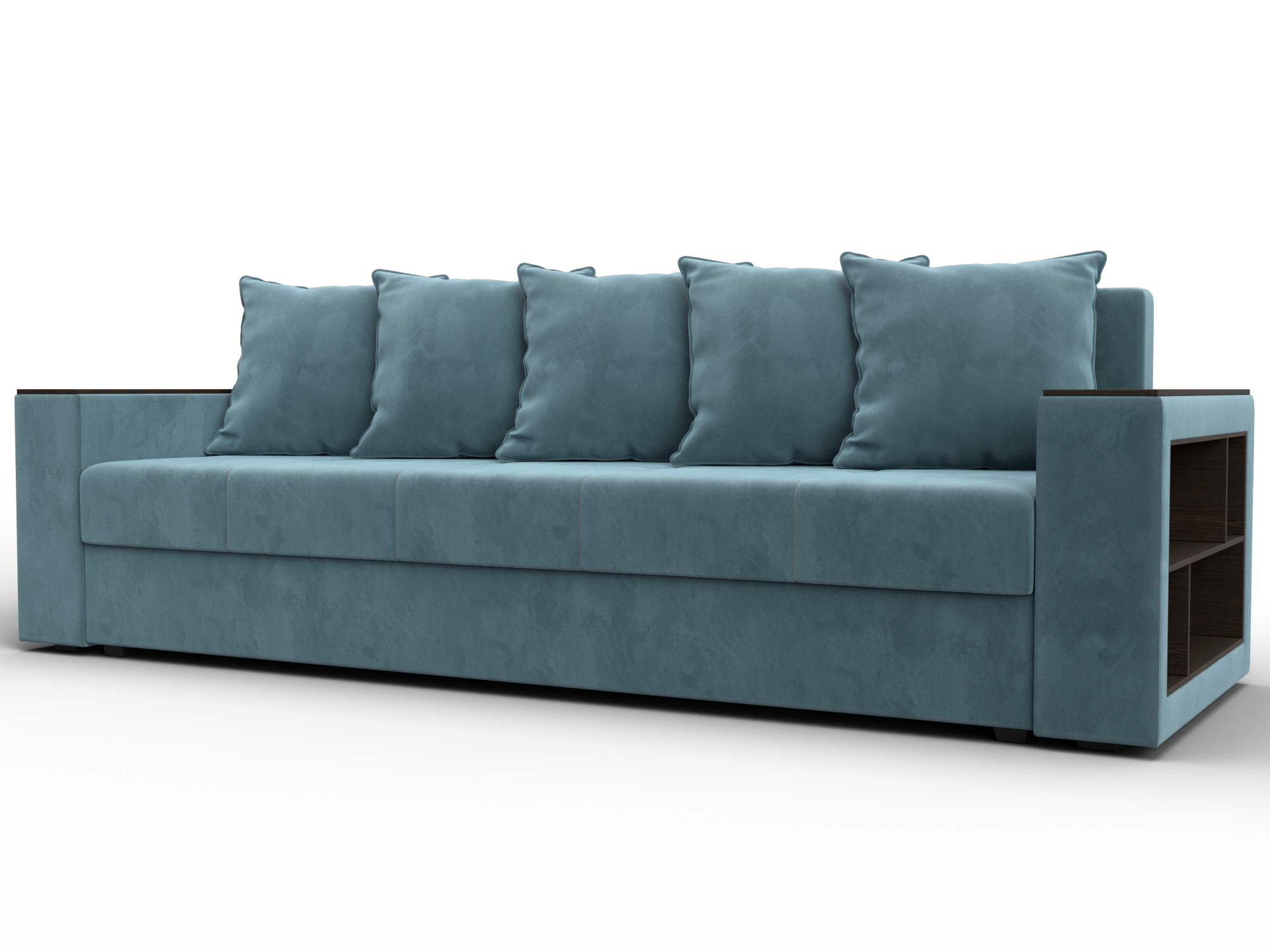 Диван прямой Дубай Лайт, SEVEN 113 փիրուզագույն, ՀՏ. 114367- изображение товара № 1