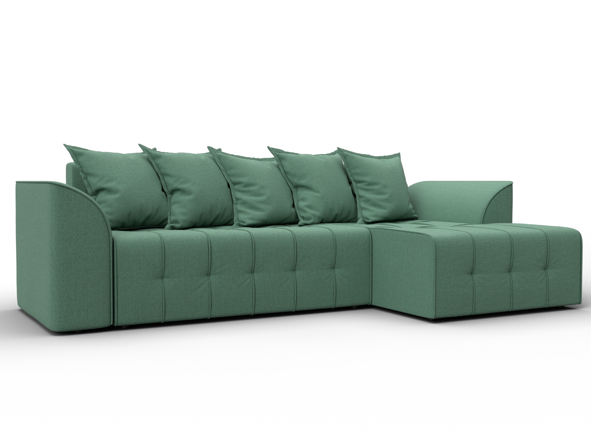 Диван угловой Лига-113 угол правый, Амур 11 կանաչ, ՀՏ. 136706 - Ռոգոճկա - изображение товара № 1 Диван угловой Лига-113 угол правый, Амур 11 կանաչ, ՀՏ. 136706- изображение товара № 1