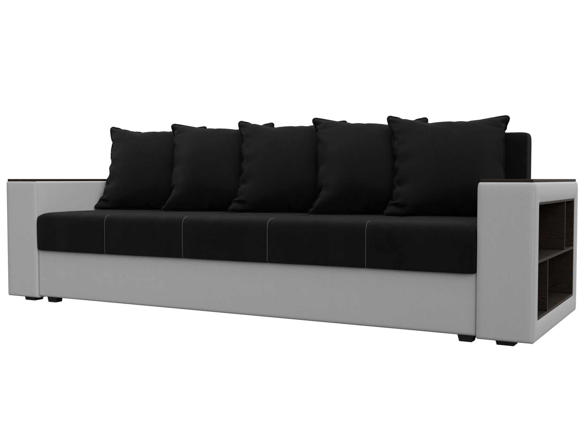 Диван прямой Дубай Лайт, Սև;Սպիտակ, ՀՏ. 114330- изображение товара № 1