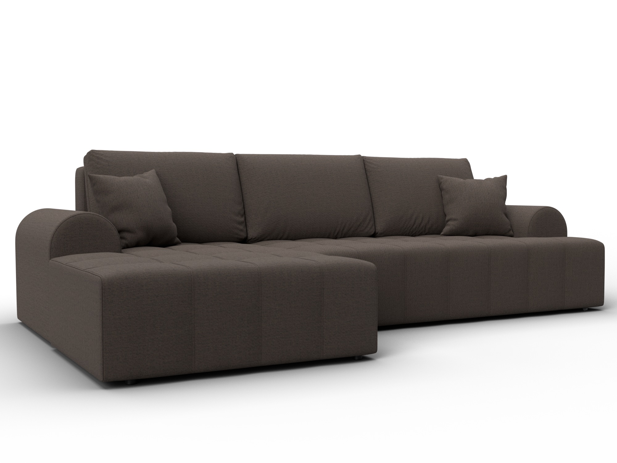 Диван угловой Лига-080 угол ձախ, Амур 05 շագանակագույն, ՀՏ. 134741L - Ռոգոճկա - изображение товара № 1 Диван угловой Лига-080 угол ձախ, Амур 05 շագանակագույն, ՀՏ. 134741L- изображение товара № 1