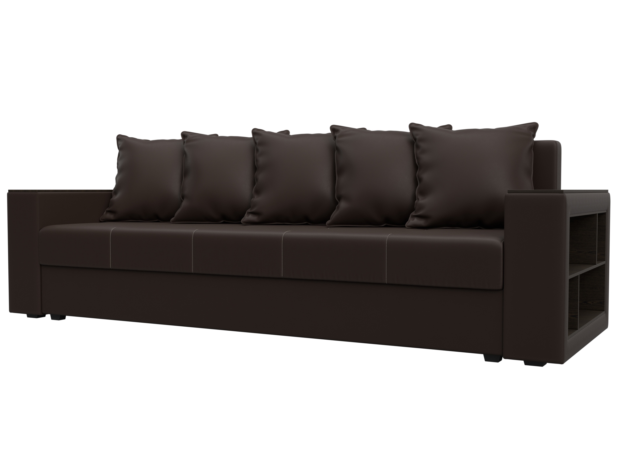 Диван прямой Дубай Лайт, Դարչնագույն, ՀՏ. 114336- изображение товара № 1