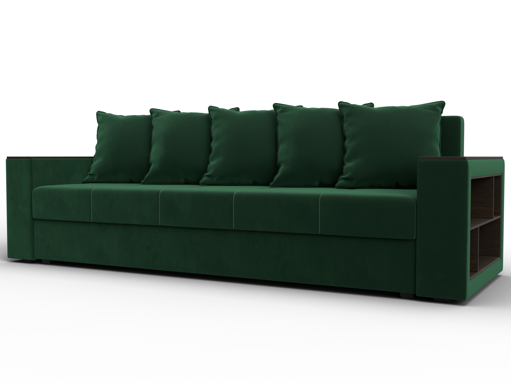 Диван прямой Дубай Лайт, SEVEN 626 կանաչ, ՀՏ. 114368- изображение товара № 1