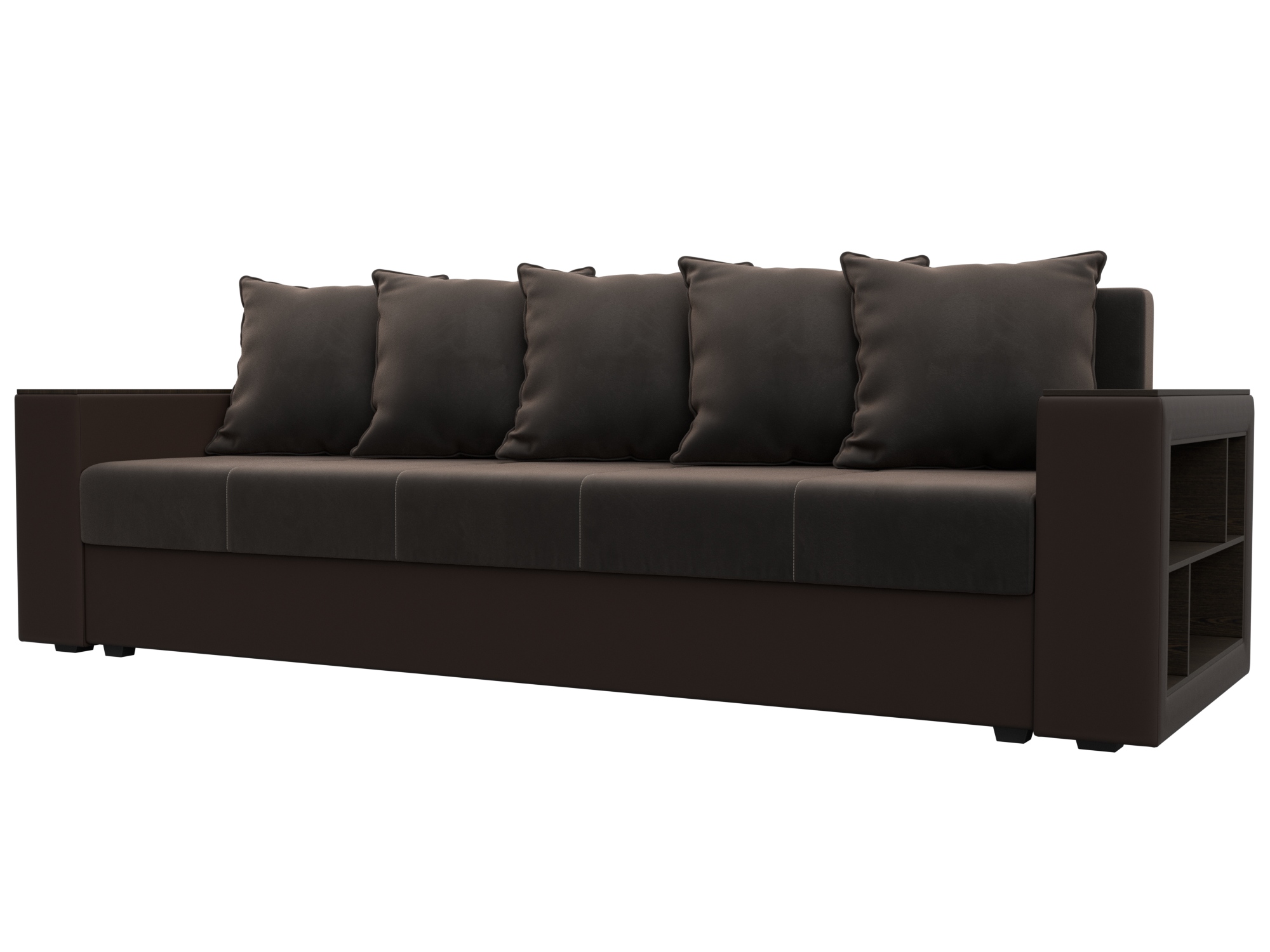 Диван прямой Дубай Лайт, Դարչնագույն;Դարչնագույն, ՀՏ. 114374- изображение товара № 1