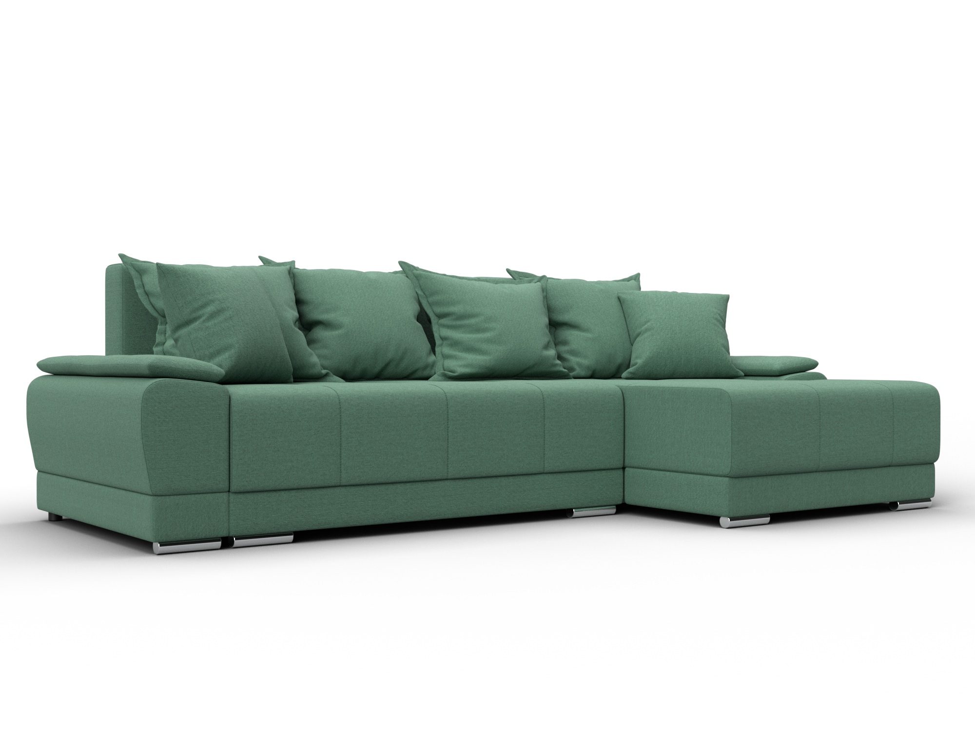 Диван угловой Лига-119 угол правый, Амур 11 կանաչ, ՀՏ. 137088- изображение товара № 1