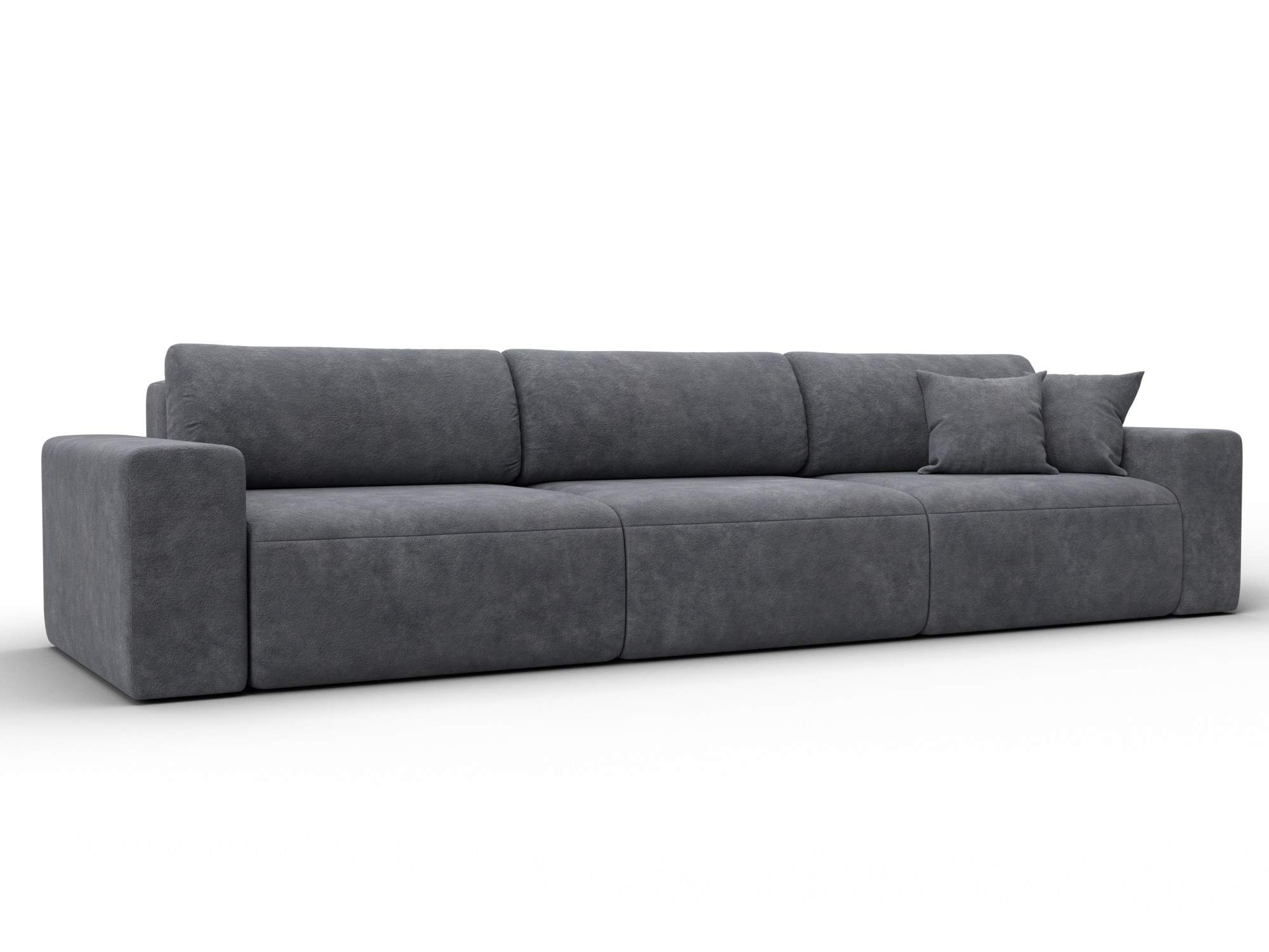 Диван прямой Лига-036 НПБ Классик Лонг, BRUT 16 темно-մոխրագույն, ՀՏ. 127665- изображение товара № 1