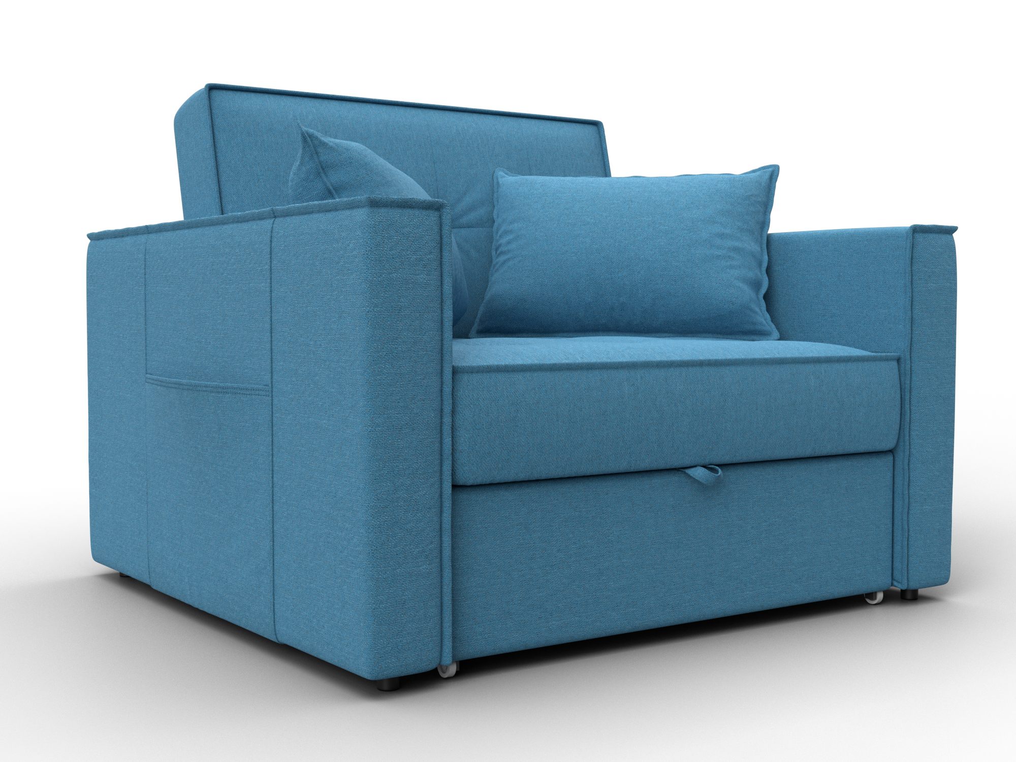 Кресло-кровать Лига-104 (80), Амур 10 կապույտ, ՀՏ. 134845 - Ռոգոճկա - изображение товара № 1 Кресло-кровать Лига-104 (80), Амур 10 կապույտ, ՀՏ. 134845- изображение товара № 1