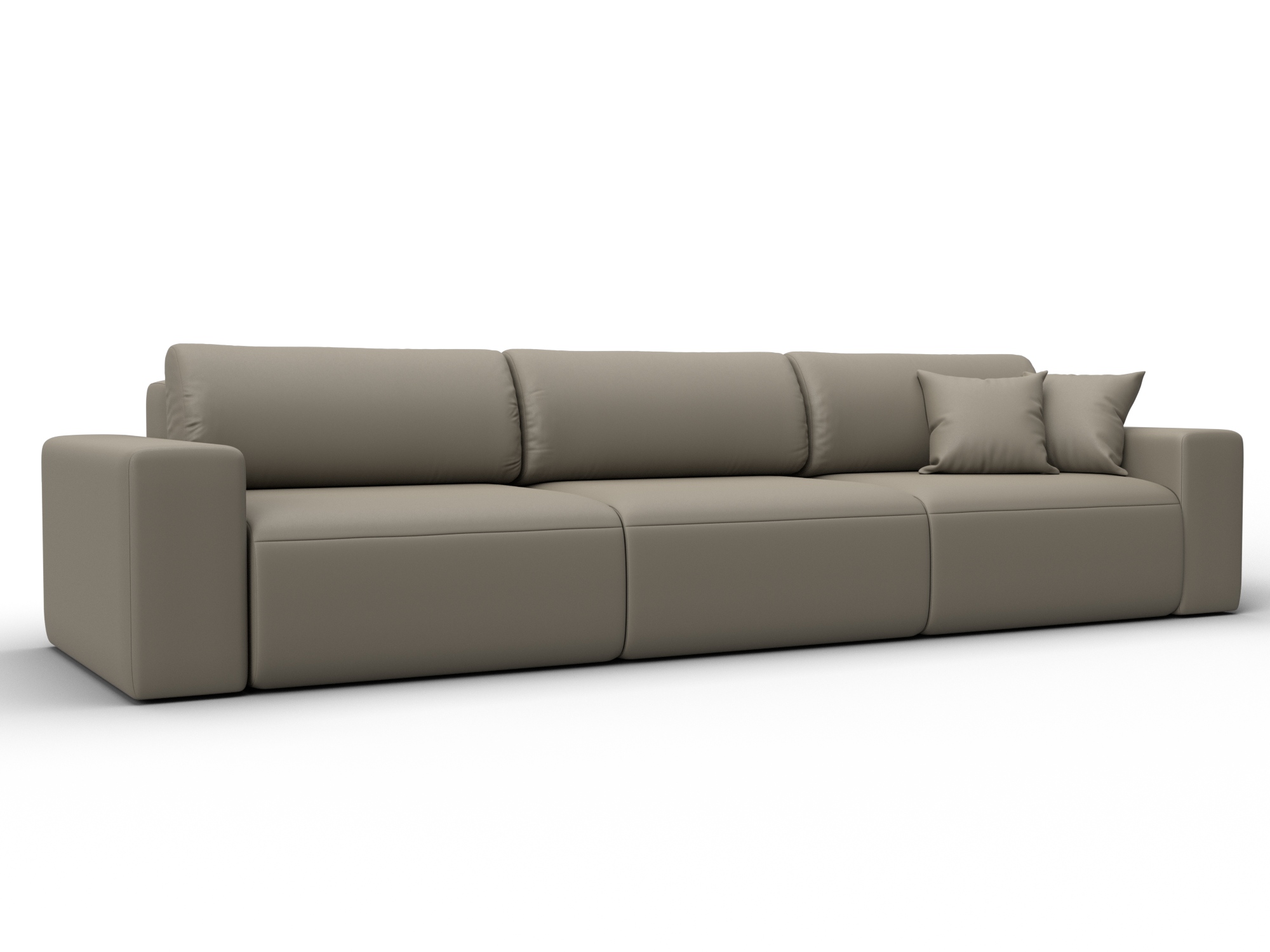 Диван прямой Лига-036 НПБ Классик Лонг, GRIFON 04 բեժ, ՀՏ. 127669- изображение товара № 1