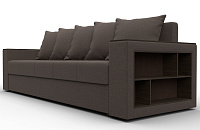 Диван прямой Дубай Лайт, Амур 05 շագանակագույն, ՀՏ. 132281- изображение товара №3